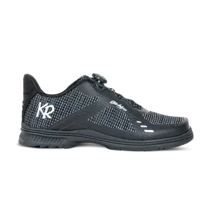 KR Strikeforce Jet FT Black Silver Right Hand Wide Men’s Bowling Shoes