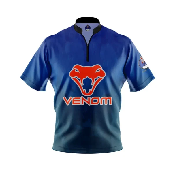 Motiv Venom Dark Blue Sky Xpress Ship Rocket Bowling Jersey