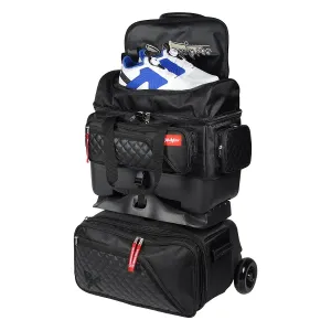 KR Strikeforce Diamond 4 Ball Roller Black Bowling Bag - Image 3