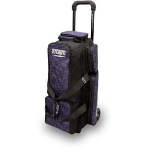 Storm 3 Ball Rolling Thunder Abstract Purple Black Bowling Bag