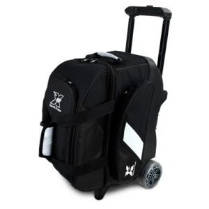 Tenth Frame 2 Ball Roller Deluxe Black Bowling Bag