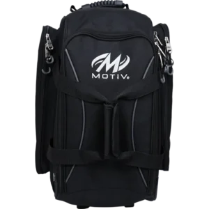 Motiv Velocity 2 Ball Double Roller Covert Black Bowling Bag
